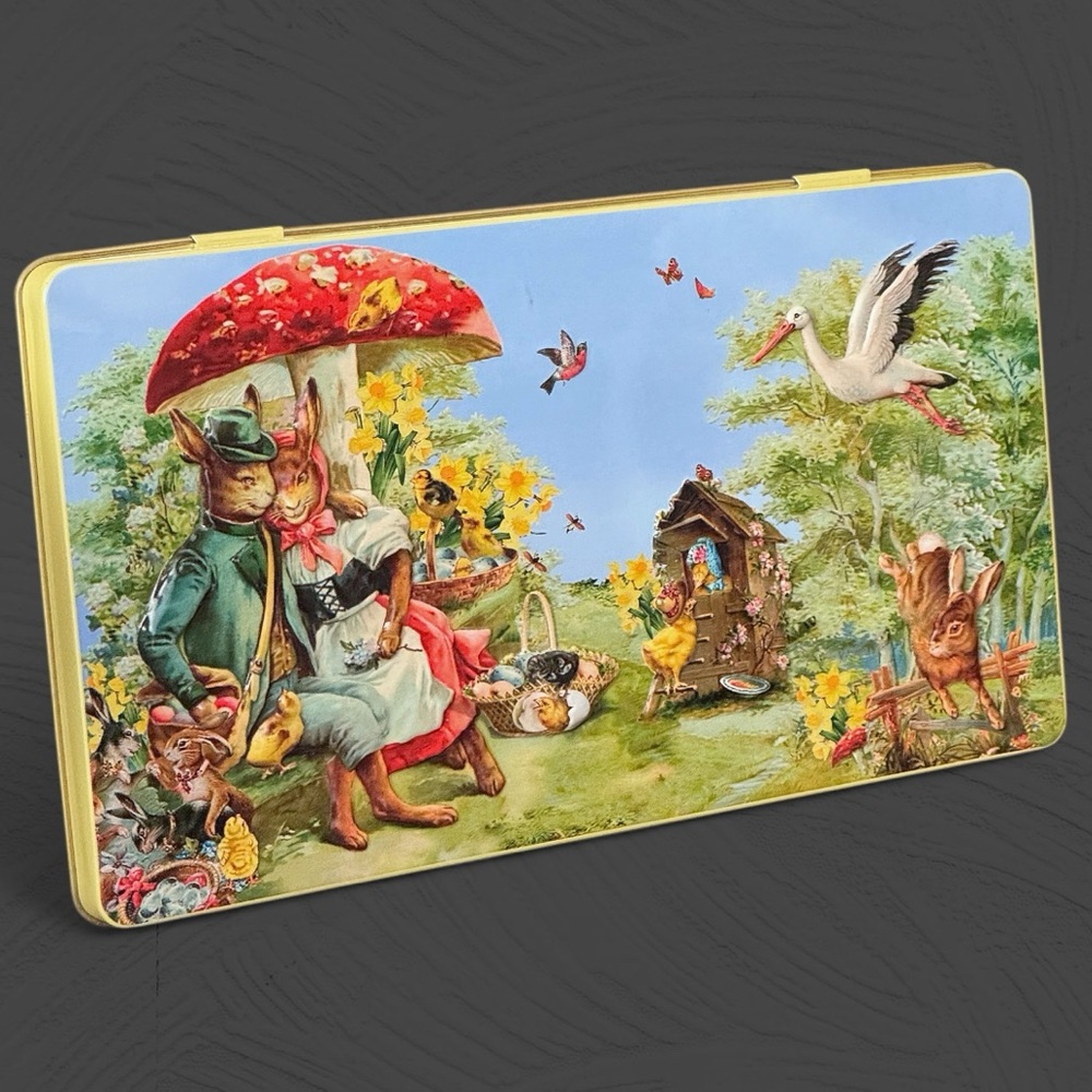 Heidel Chocolate Metal Tin Container